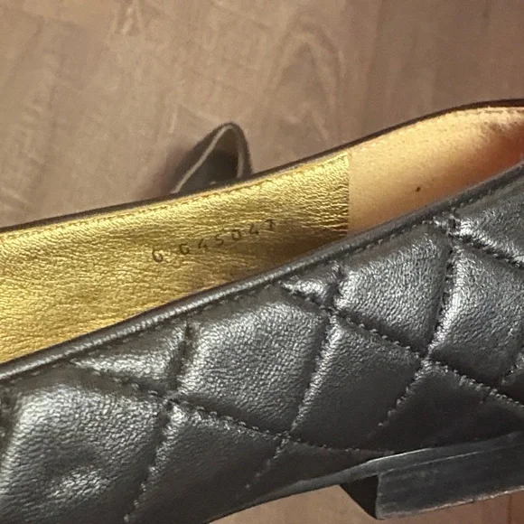 Chanel Black Quilted Leather Loafers, 39.5 - Picture 5 of 13